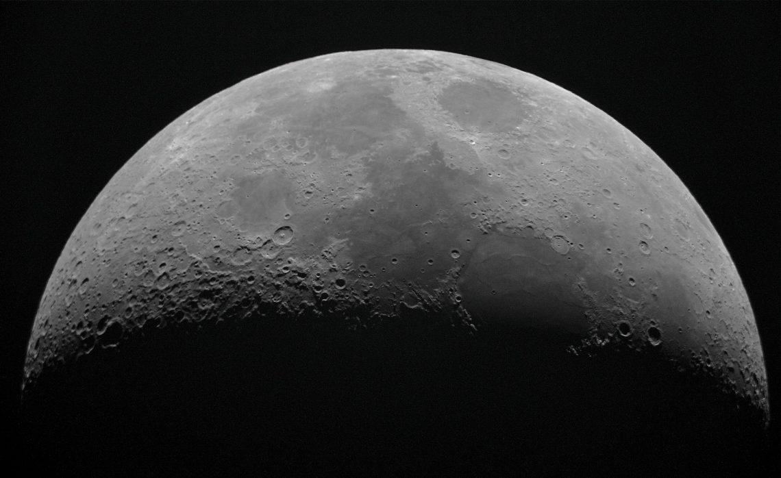 Heat Is Radiating From A Huge Mass Under The Moon
