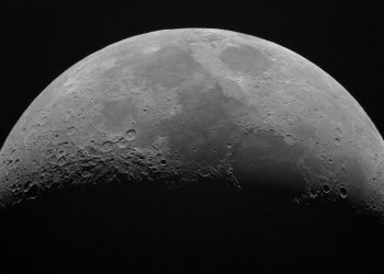 Heat Is Radiating From A Huge Mass Under The Moon