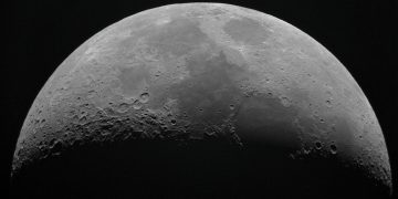 Heat Is Radiating From A Huge Mass Under The Moon